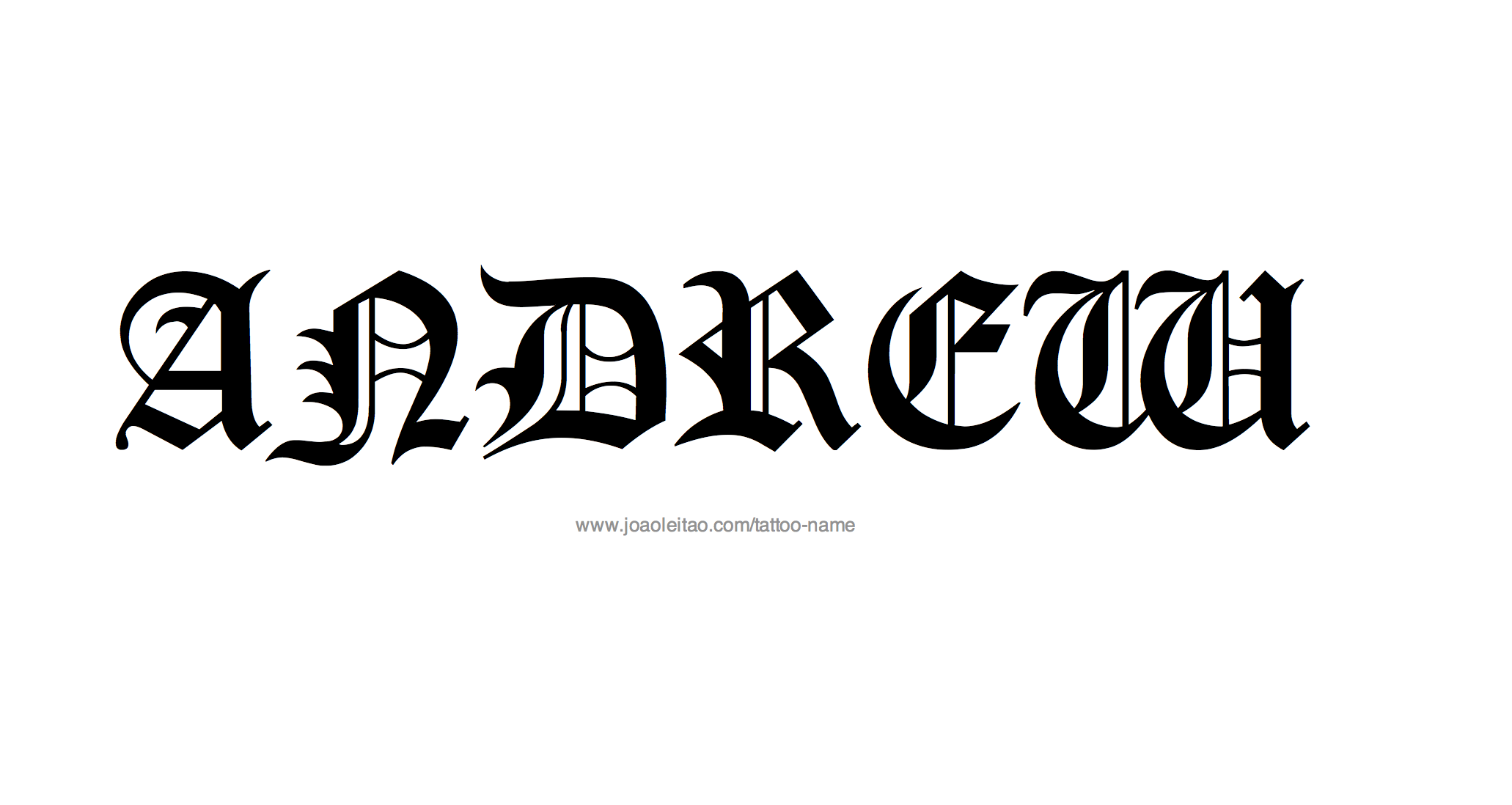 Andrew Name Tattoo Designs